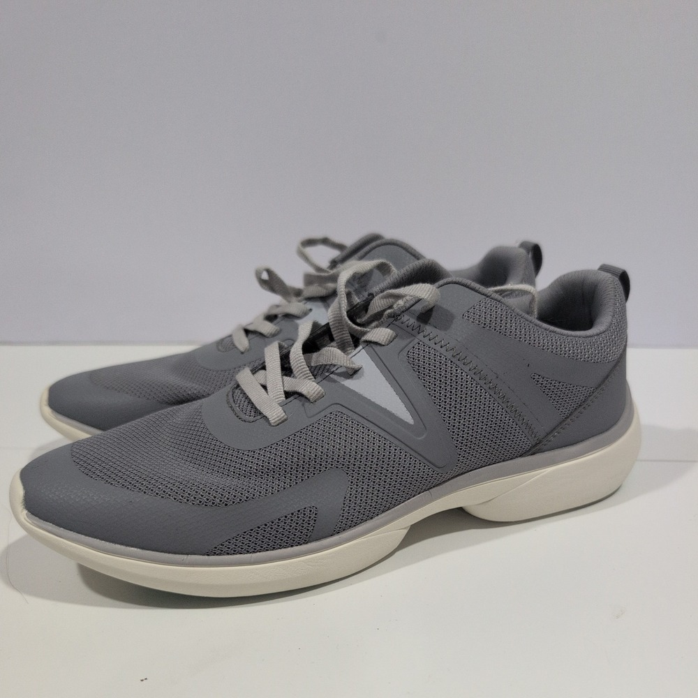 Vionic Women's Gray Mesh Walking Sneakers Lace Up Athletic Shoes Size 11